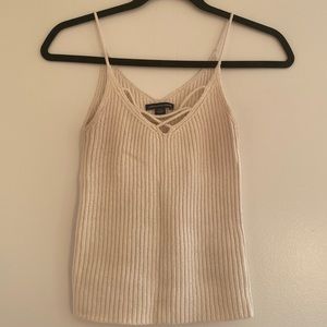 Knit tank top